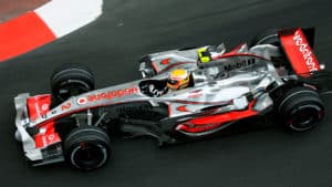 Hamilton at McLaren in 2007