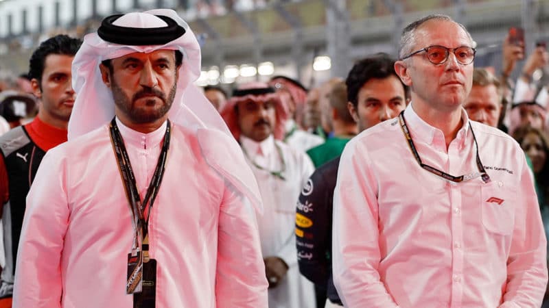 Mohammed Ben Sulayem and Stefano Domenicali