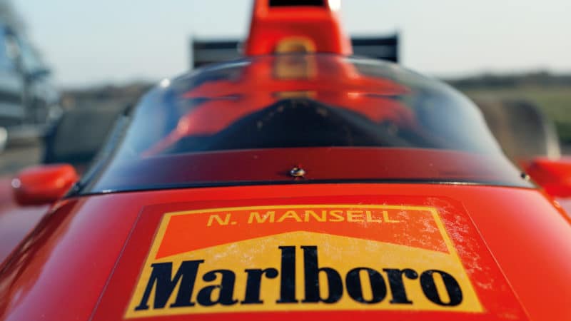 Nose of Nigel Mansell Ferrari 640