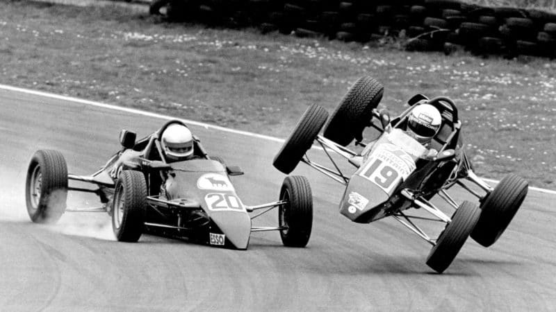 Perry McCarthy crash in Formula Ford