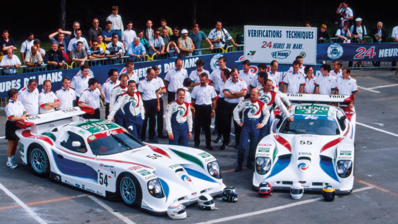 Perry McCarthy with Panoz Le Mans team