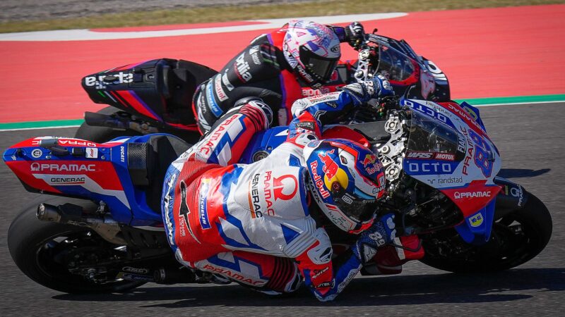 Aleix Espargaro and Jorge Martin battle in Argentina 2022