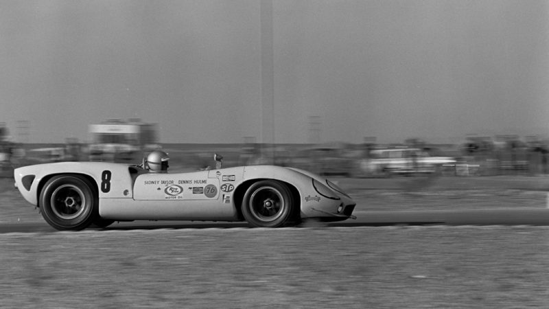 Sidney Taylor and Denny Hulme Lola T70 in 1966 Stardust Grand Prix