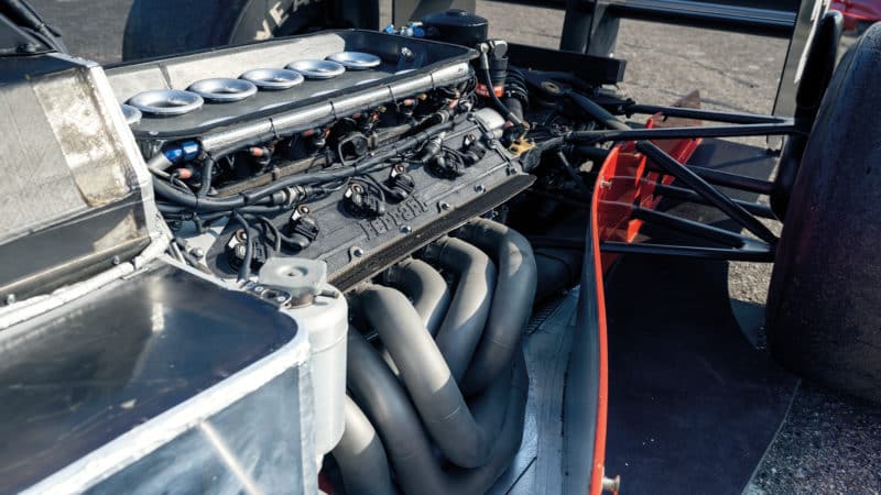 V12 engine of Ferrari 640