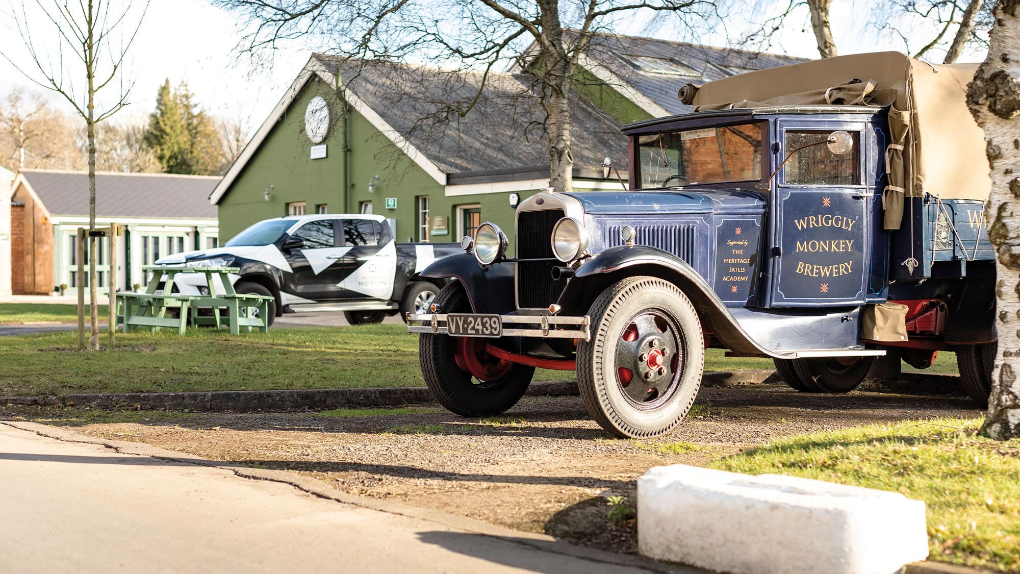 Vintage truck at Bicester Motion