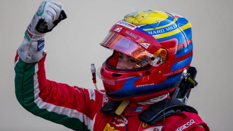 Charles Leclerc, 2017 F2 Abu Dhabi