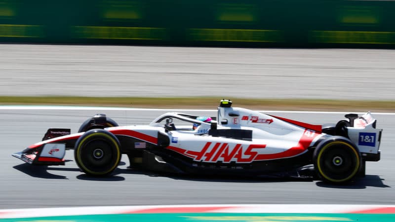Haas of Mick Schumacher in the 2022 Spanish Grand Prix