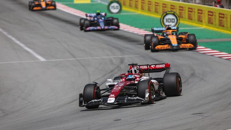 77 BOTTAS Valtteri (fin), Alfa Romeo F1 Team ORLEN C42, action during the Formula 1 Pirelli Grand Premio de Espana 2022, 6th round of the 2022 FIA Formula One World Championship, on the Circuit de Barcelona-Catalunya, from May 20 to 22, 2022 in Montmelo, Spain - Photo Florent Gooden / DPPI