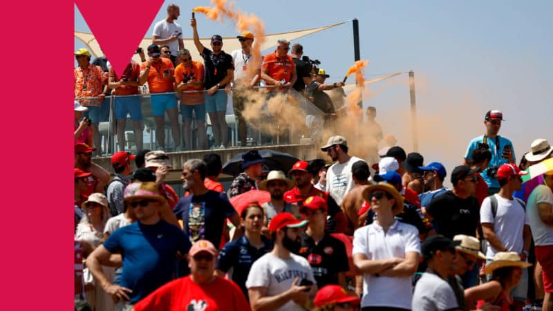 spectators, fans during the Formula 1 Pirelli Grand Premio de Espana 2022, 6th round of the 2022 FIA Formula One World Championship, on the Circuit de Barcelona-Catalunya, from May 20 to 22, 2022 in Montmelo, Spain - Photo DPPI