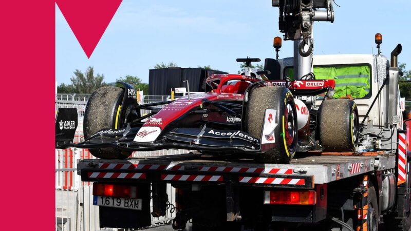 Valtteri Bottas's Alfa Romeo 2022 Spanish GP