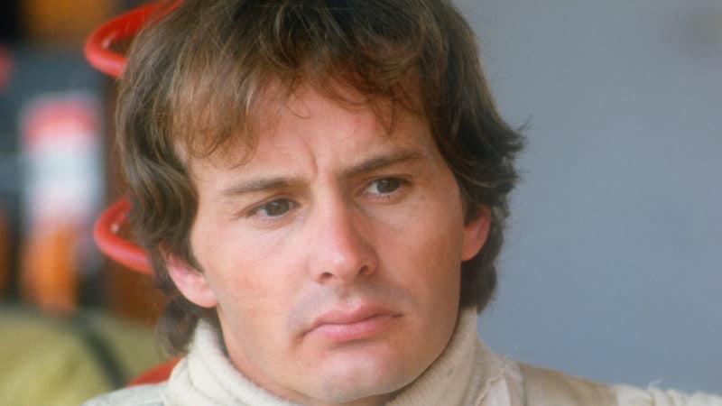 Gilles Villeneuve portrait from 1981