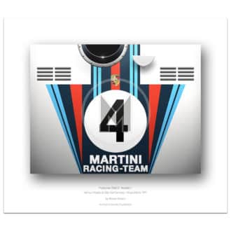 Product image for 1971 Porsche 908/3 Martini (Marko / Van Lennep / Targa Florio) | Simon Owen | Limited Edition print
