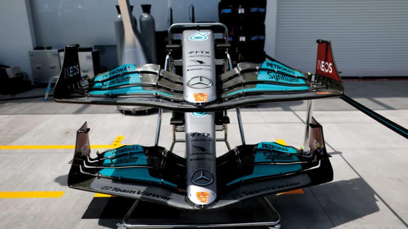 Mercedes F1 noses for 2022