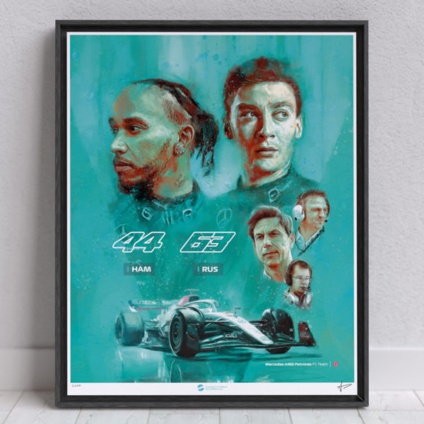 Mercedes AMG Petronas F1 Team Poster