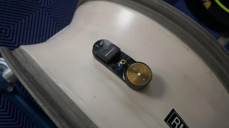 MotoGP tyre pressure sensor
