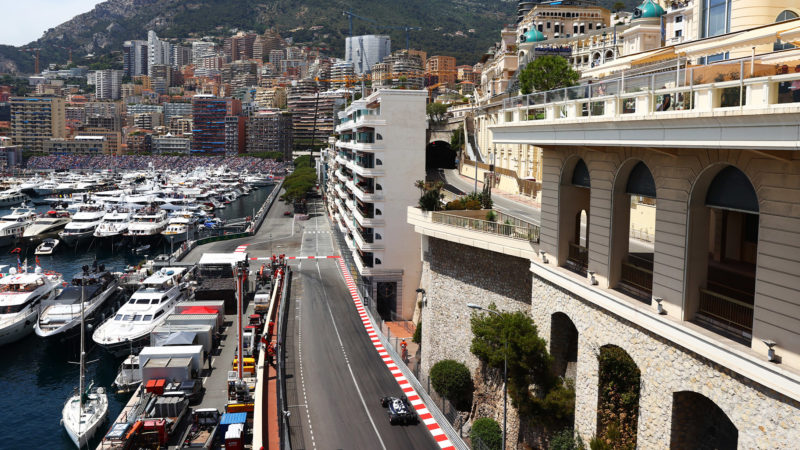 Pierre Gasly in qualifying for the 2022 Monaco GP