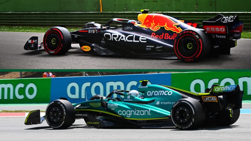 Red Bull Aston Martin comparison