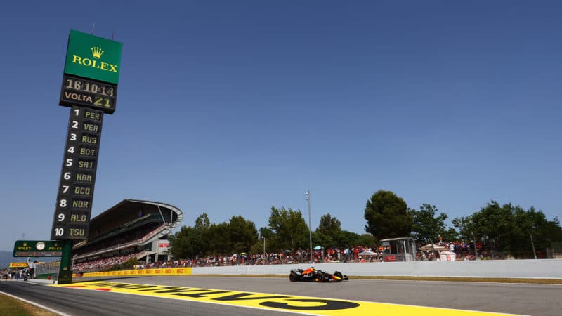 Red Bull at Circuit Barcelona Catalunya in the 2022 Spanish Grand Prix