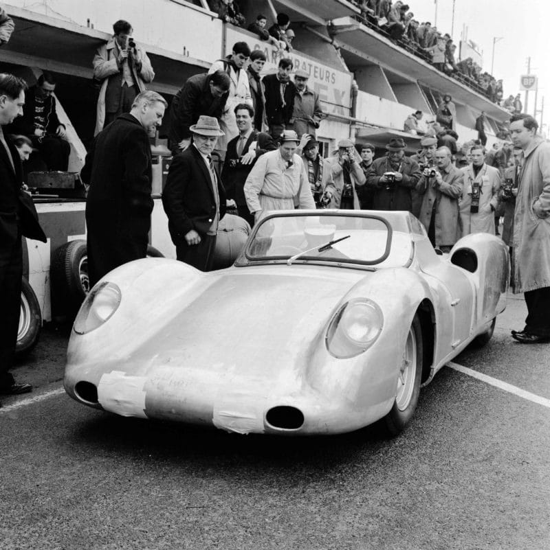 over-BRM-of-Richie-Ginther-at-Le-Mans-in-1963