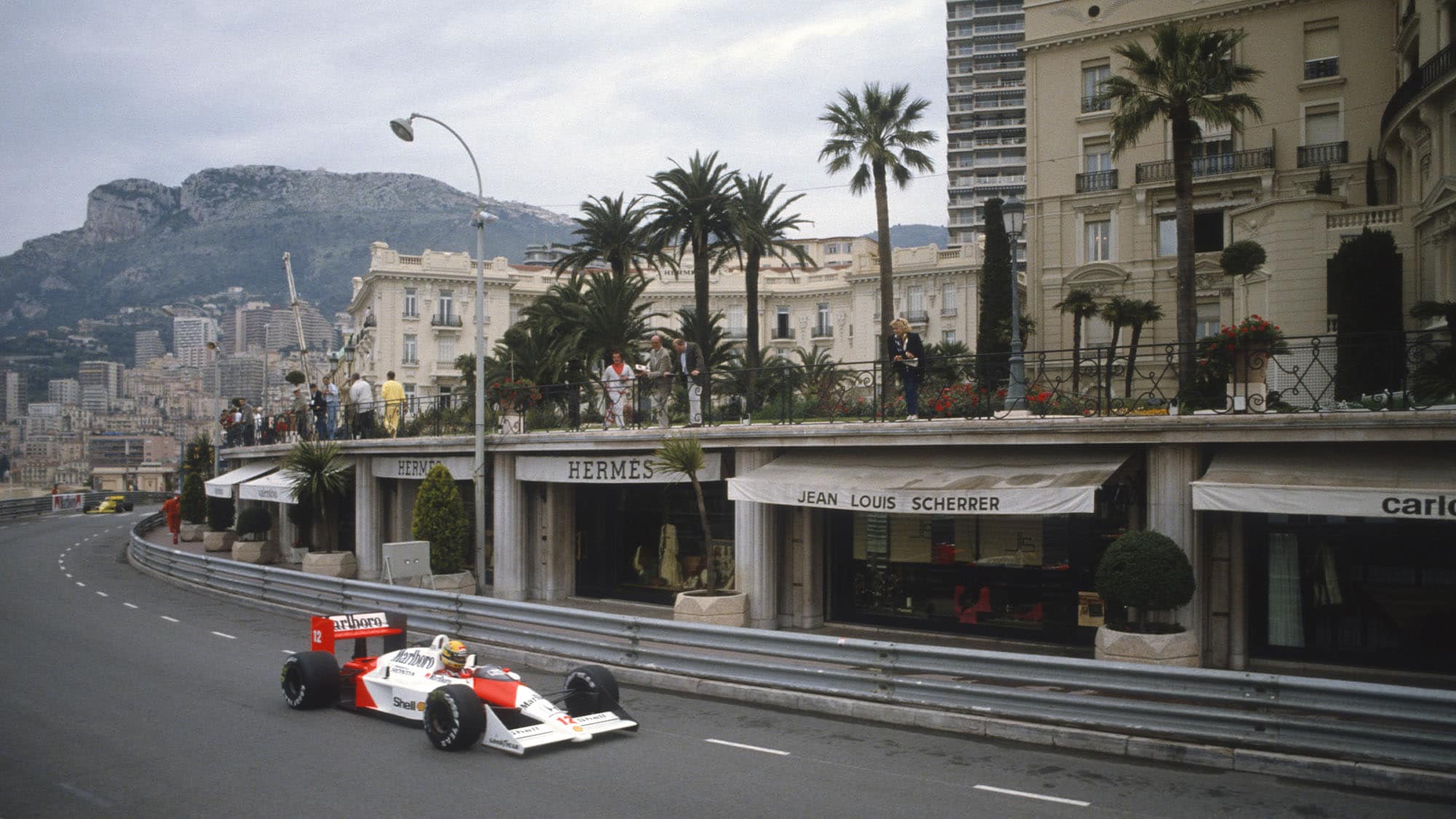 Boss Hunting - Ayrton Senna riding the streets of Monaco over the