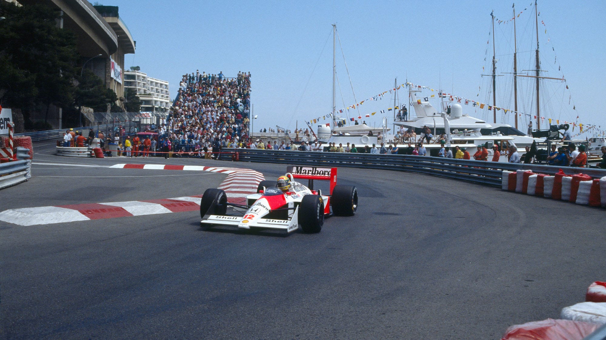 Boss Hunting - Ayrton Senna riding the streets of Monaco over the