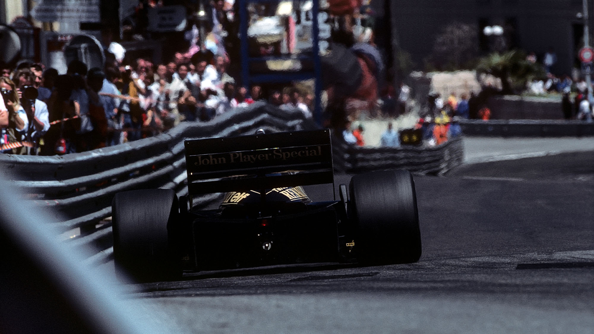Ayrton Senna, Lotus-Renault 97T, Grand Prix of Monaco, Monaco, 19 May 1985. (Photo by Paul-Henri Cahier/Getty Images)