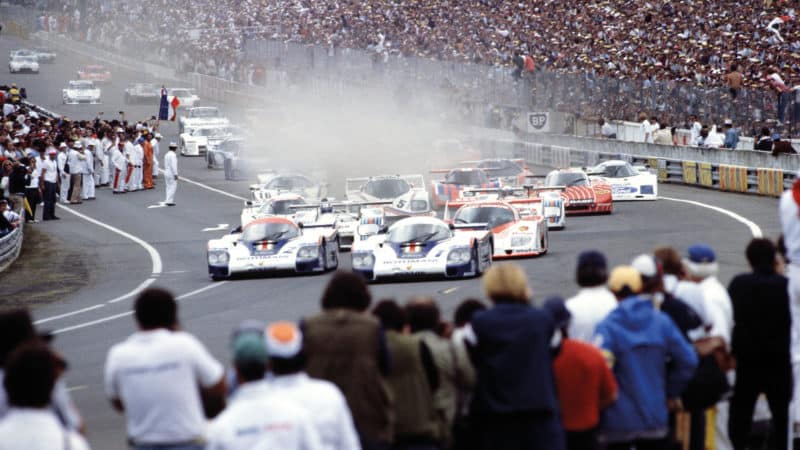 Start of the 1982 Le Mans 24 Hours