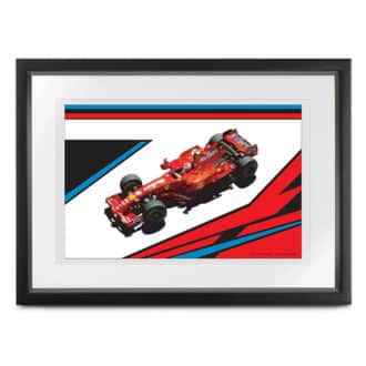 Product image for Kimi Räikkönen signed '7' limited edition lithograph