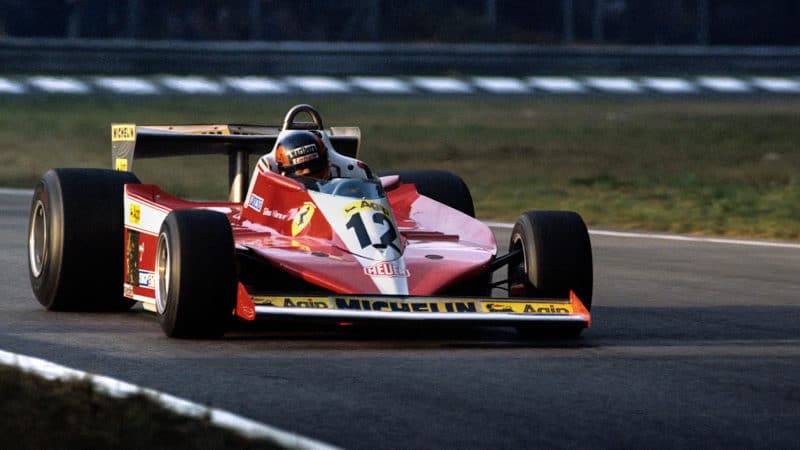 illes Villeneuve at the 1978 Italian GP
