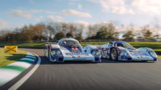 Porsche’s Le Mans-conquering Group C cars driven: 956 and 962 track test