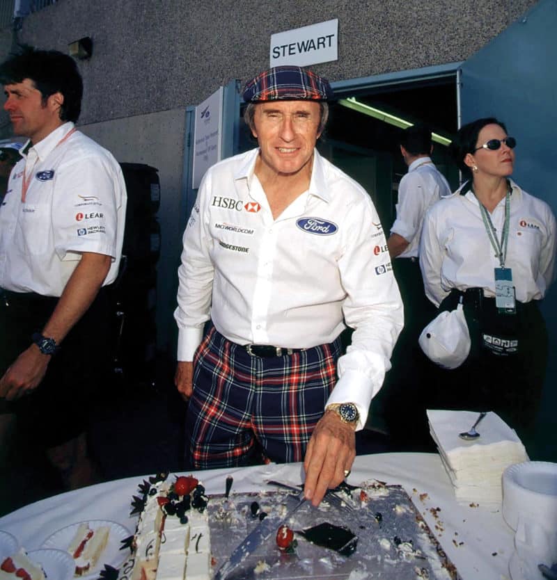 Jackie Stewart Celebrates His Birthday