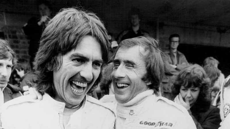 George Harrison And Jackie Stewart