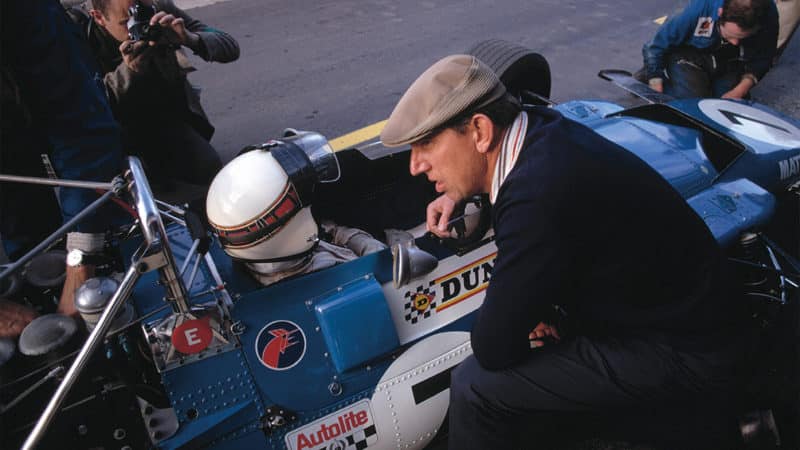 Jackie Stewart with Ken Tyrrell