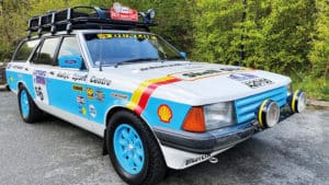 1984 Ford Granada estate with rally l,ivery