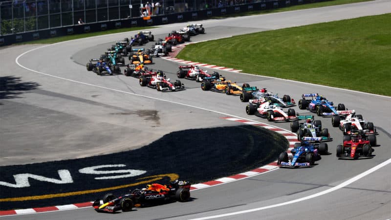 Start of the 2022 Canadian Grand Prix