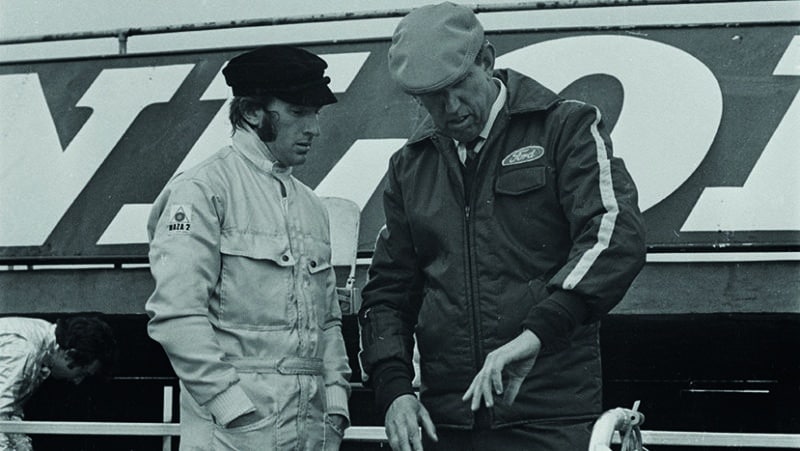 Stewart and Tyrell in Silverstone in 1969