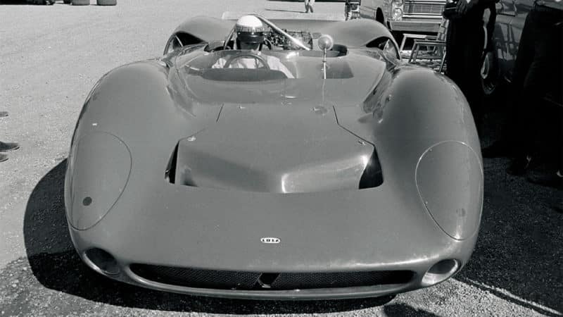 Stewart in the paddock at the 1965