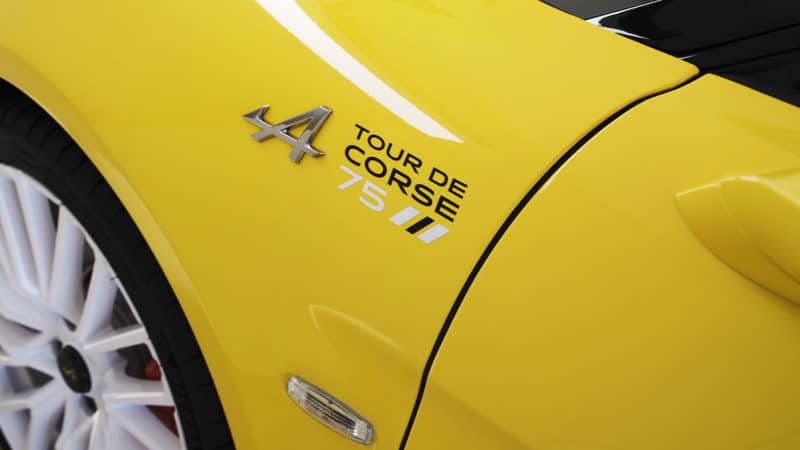 Alpine A110 Tour de Corse front wing