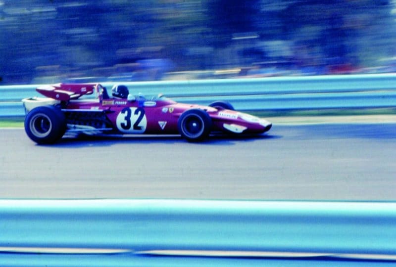 Ferrari of Jacky Ickx at the 1971 US Grand Prix