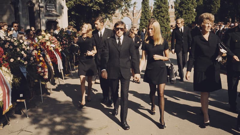 Funeral Of Jochen Rindt