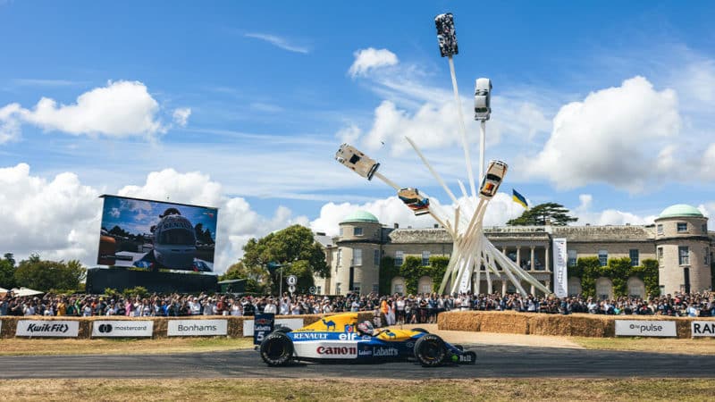 Nigel Mansell at 2022 Goodwood Festival of Speed