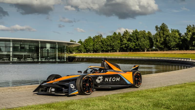 McLaren 2023 Formula E car