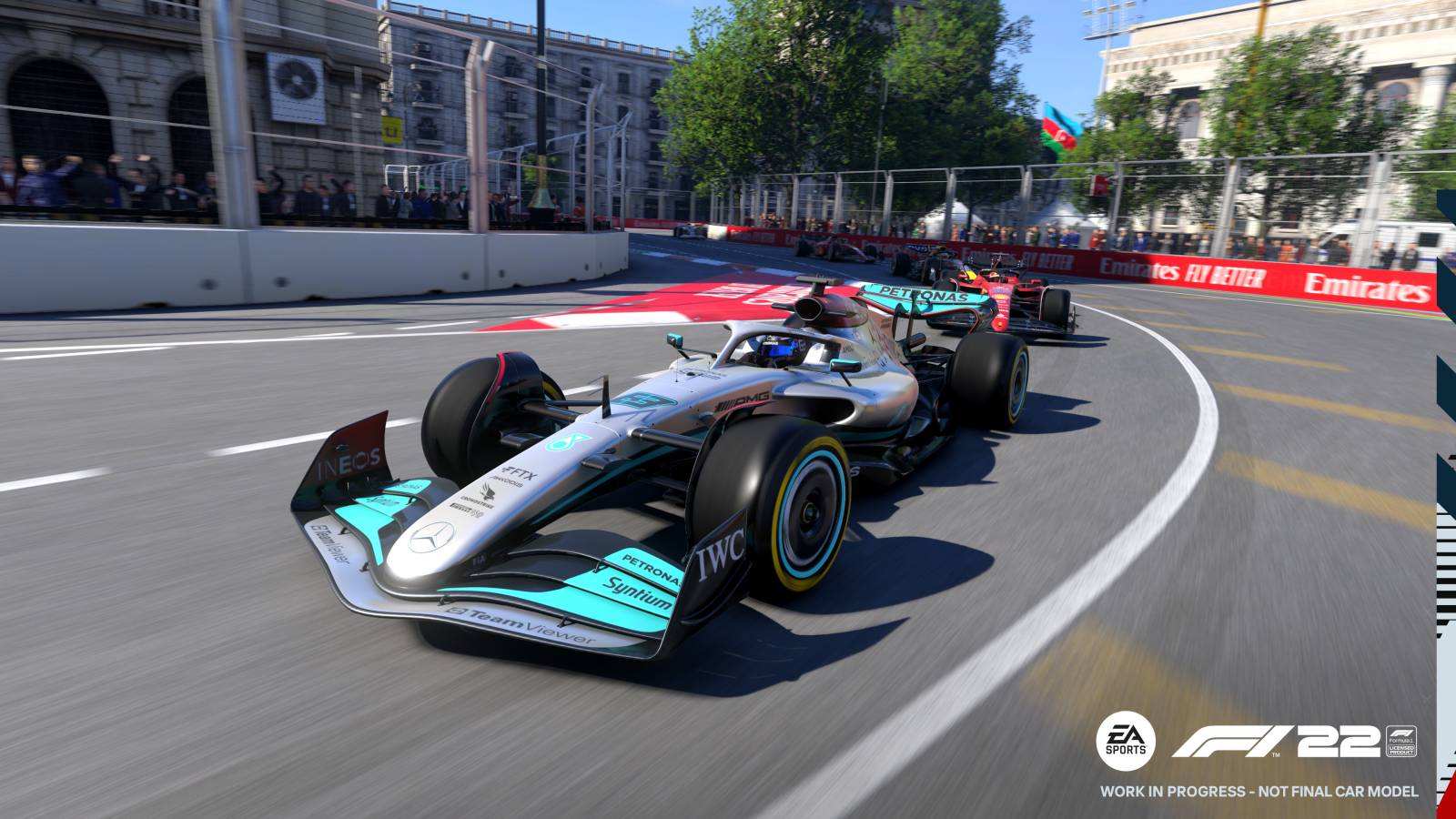 Mercedes on F1 22 game