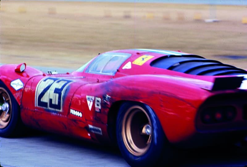 NART Ferrari 312P in the 1970 Daytona 24 Hours