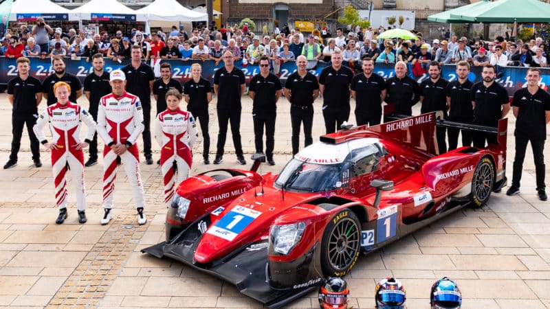 Richard Mille Racing team ahead of Le Mans 2022