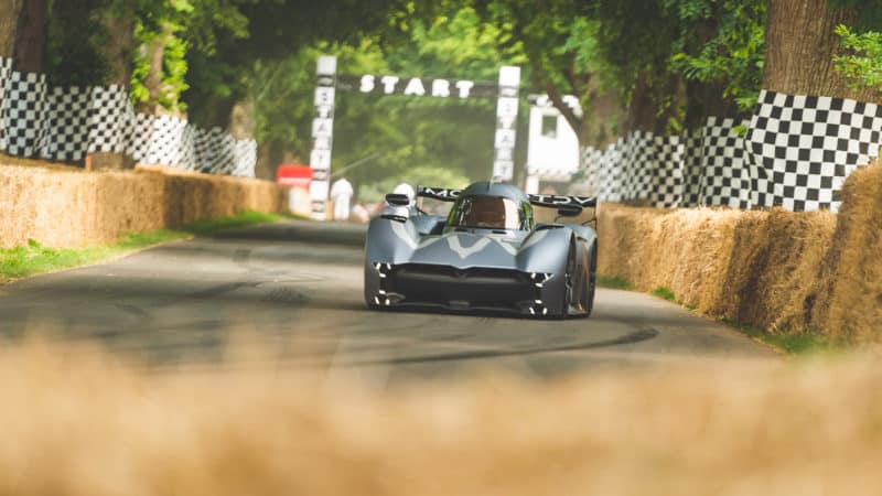 McMurtry Speirling on Goodwood Festival of Speed hillclimb in 2022