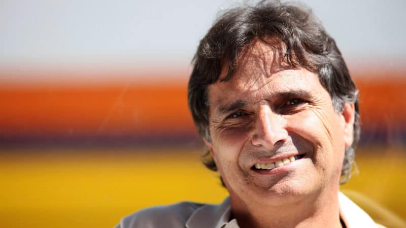 Brazilian 1981, 1983 and 1987 Formula One world champion Nelson Piquet at the 2008 Spanish Grand Prix at the Circuit de Barcelona-Catalunya, Barcelona, Spain on the 27 April 2008. (Photo by Darren Heath/Getty Images)