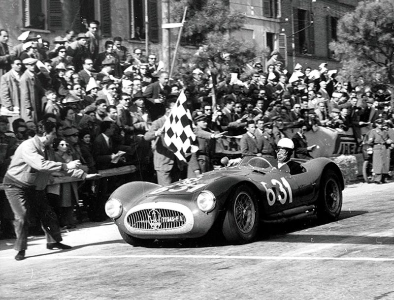 1955 Mille Miglia finish
