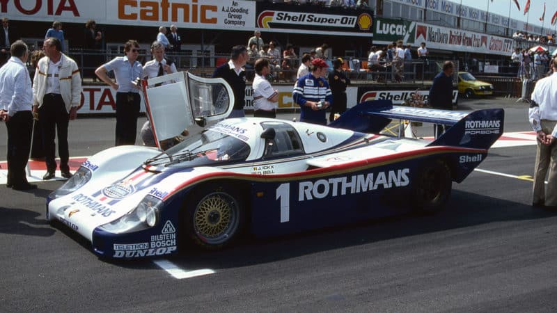 1982-Porsche-956-of-Jacky-Ickx-and-Derek-Bell-at-Silverstone