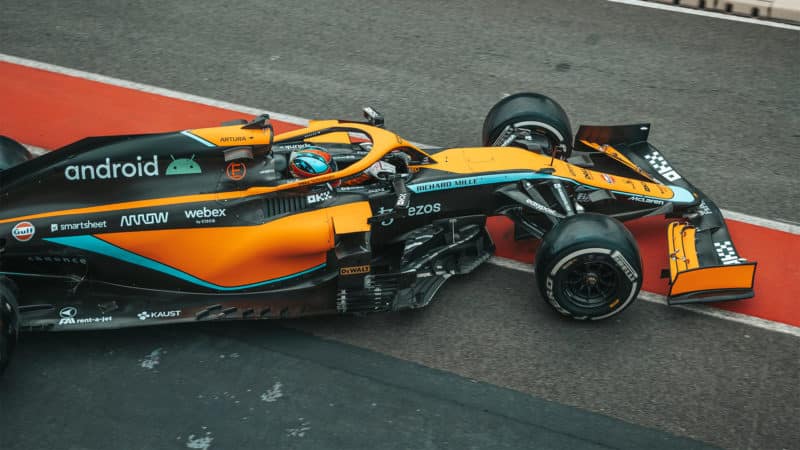 Colton Herta testing McLaren F1 team, 2022